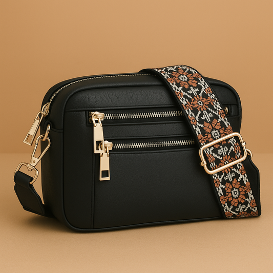 Dorota - Crossbody z kolorowymi paskami