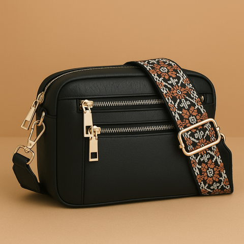 Dorota - Crossbody z kolorowymi paskami